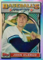 1993 Finest #13 John Olerud Refractor Baseball Card