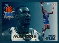 1992 Fleer All-Stars #17 Karl Malone Basketball Card