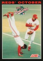 1991 Score #795 Red's October Baseball Card