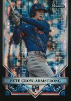 2024 Bowman Sterling Rookies #BSR27 Pete Crow-Armstrong Black Lava Baseball Card