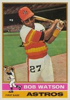 1976 Topps #20 Bob Watson Baseball Card