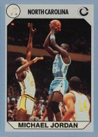 1990 Collegiate Collection North Carolina #44 Michael Jordan Basketball Card