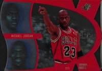 1997 SPx ProMotion #1 Michael Jordan Die-Cut Basketball Card