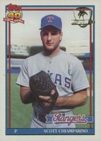 1991 Topps Desert Shield #676 Scott Chiamparino Baseball Card