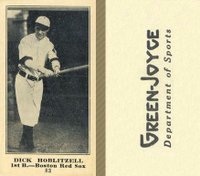 1916 Green-Joyce #83 Dick Hoblitzell Baseball Card