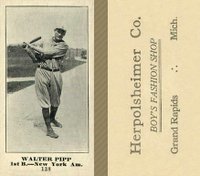1916 Herpolsheimer Co. #138 Walter Pipp Baseball Card