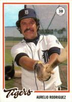 1978 Burger King Tigers #14 Aurelio Rodriguez Baseball Card
