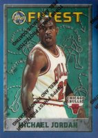 1995 Finest #229 Michael Jordan w/Coating Basketball Card