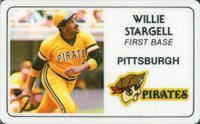 1981 Perma-Graphics Super Star Credit Card # Willie Stargell Baseball Card