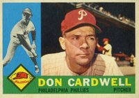 1960 Topps #384 Don Cardwell Baseball Card