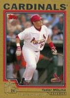 2004 Topps Gold #324 Yadier Molina Baseball Card