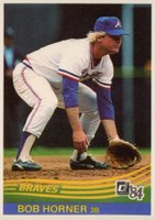 1984 Donruss #535 Bob Horner Baseball Card
