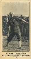 1916 Sporting News #72 Clark Griffith Blank Back Baseball Card