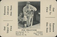 1936 S & S Game # Pie Traynor Baseball Card