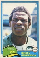 1981 O-Pee-Chee #261 Rickey Henderson Baseball Card