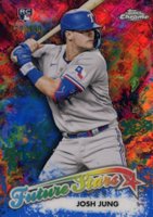 2023 Topps Chrome Logofractor Edition Future Stars #FS8 Josh Jung Blue Baseball Card