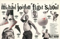 1991 Nike Michael Jordan/Spike Lee #6 M.J. Flight School Basketball Card