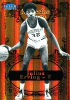 2012 Fleer Retro Playmakers Theater #10 Julius Erving Basketball Card