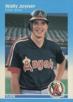1987 Fleer Glossy #86 Wally Joyner Baseball Card