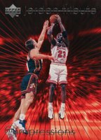1996 Upper Deck Jordan Tribute #MJ45 Michael Jordan MJ Impressions Basketball Card