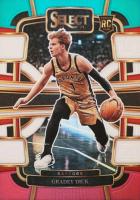 2023 Panini Select #90 Gradey Dick Teal/White/Pink Basketball Card