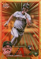 2023 Topps Chrome Radiating Rookies #RR3 Corbin Carroll Baseball Card