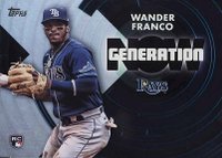2022 Topps Generation Now #GN4 Wander Franco Blue Baseball Card