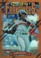 1996 Finest #240 Barry Bonds Refractor Baseball Card