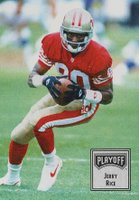 1993 Playoff Contenders #90 Jerry Rice Football Card