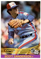 1984 Donruss #341 Scott Sanderson Baseball Card