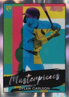 2021 Bowman's Best Bowman Masterpieces #BM6 Dylan Carlson Lava Refractor Baseball Card