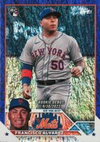 2023 Topps Update #US255 Francisco Alvarez Purple Foil Baseball Card