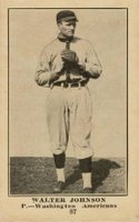 1917 Collins-McCarthy #87 Walter Johnson Baseball Card