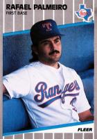 1989 Fleer Update #U-66 Rafael Palmeiro Baseball Card