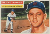 1956 Topps #49g Pedro Ramos Gray Back Baseball Card