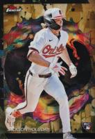 2024 Topps Finest #240 Jackson Holliday Gold Refractor Baseball Card