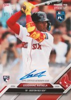 2024 Topps Now Road to Opening Day Autograph #CRA Ceddanne Rafaela Baseball Card
