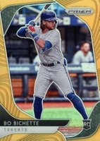 2020 Panini Prizm #71 Bo Bichette Neon Orange Prizm Baseball Card