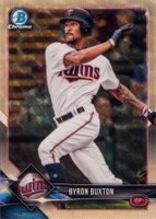 2018 Bowman Chrome #2 Byron Buxton Superfractor 1/1 Baseball Card