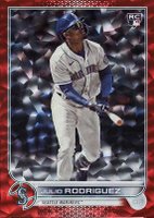 2022 Topps Update #US44 Julio Rodriguez Red Foil Baseball Card