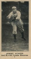 1916 Sporting News #7 Jimmy Austin Blank Back Baseball Card