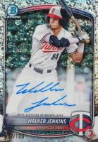 2025 Bowman Chrome Prospect Autographs #CPAWJ Walker Jenkins Mini Diamond Baseball Card