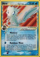 2006 Pokemon EX Dragon Frontiers #101 Mew-Holo Gold Star TCG Card