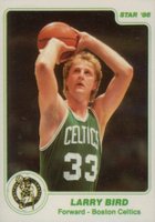 1985 Star White Border #95 Larry Bird Basketball Card