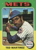 1975 Topps Mini #637 Ted Martinez Baseball Card