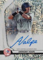2020 Bowman Sterling Prospect Autographs #AV Anthony Volpe Speckle Refractor Baseball Card