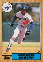 1987 Topps Tiffany #199 Mariano Duncan Baseball Card