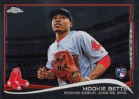 2014 Topps Chrome Update #MB-46 Mookie Betts Baseball Card
