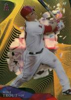 2014 Topps High Tek #HT-MT Mike Trout Gold Diffractor Baseball Card