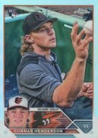 2023 Topps Complete Set #206 Gunnar Henderson Chrome Baseball Card
